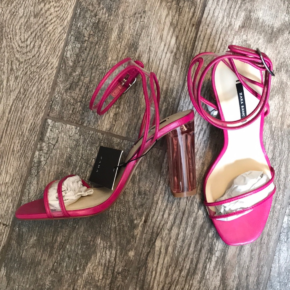 Pink heels